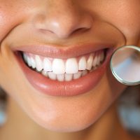 smiling person dentiste